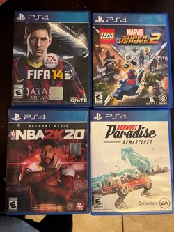 PS4 Games Bundle – Lot of 4