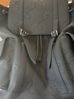 Luxury All-Black Leather Backpack – Italian Made