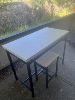 Nice Table With Stool  $50