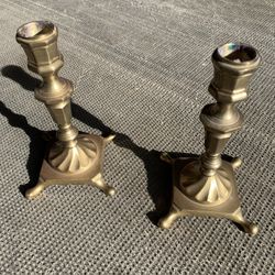 Brass Candlestick Holders 
