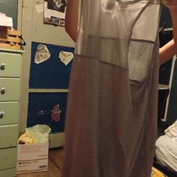 Gray Blouse Size Extra Large