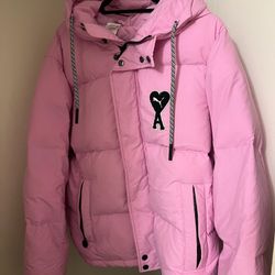 PUMA X AMI Puffer Jacket orchid Size: Women's / S / US 4 / IT 40