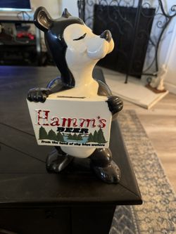 Hamms Beer Piggy Bank Broken Ear