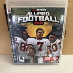 All-Pro Football 2K8 (Sony PlayStation 3, 2007) Complete CIB Tested