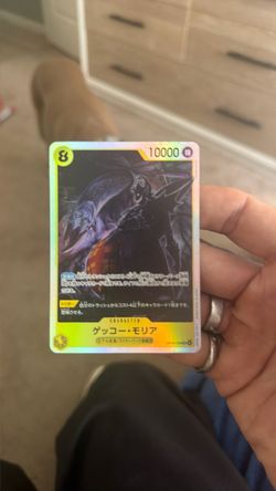 One Piece TCG Gecko Moria Holo Character Card