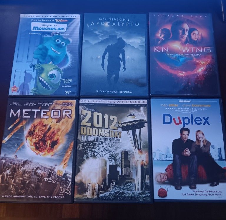 6 Dvds