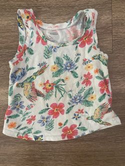 Old Navy Toddler Floral Tank Top 2T