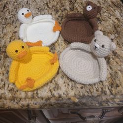 Crochet Animal Coaster