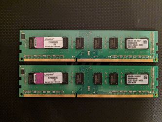 Kingston 4GB (2x2GB) PC3 RAM kit