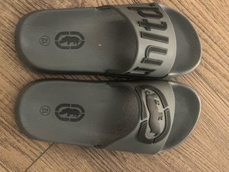 Ecko Unltd Kids Gray Slip-On Sandals Size 12