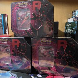 Team Rocket Tins [Mewtwo] SEALED