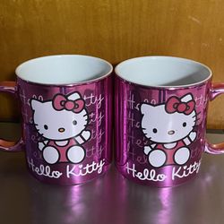 Hello Kitty Pink Mugs 