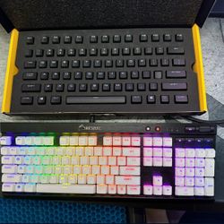 Corsair K70 RGB RAPIDFIRE with keycaps
