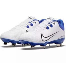 Nike Renew Hyperdiamond 4 Pro Blue Softball Cleats (CZ5920-101) Women's Size 9.5