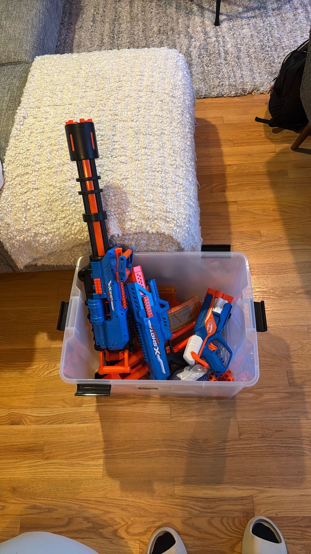 Box Of Toy Blasters