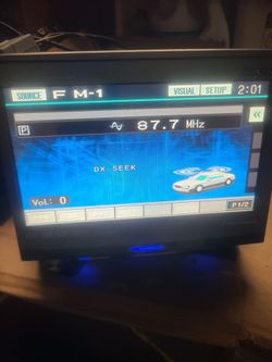 ALPINE SINGLE DIN SLIDE OUT MONITOR AI-NET IVA D310