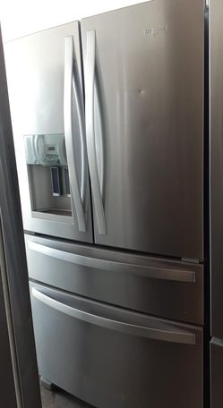 Whirlpool 4-Door Stainless Steel Fridge
