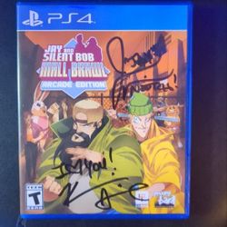 Signed Mall Brawl PS4 Game