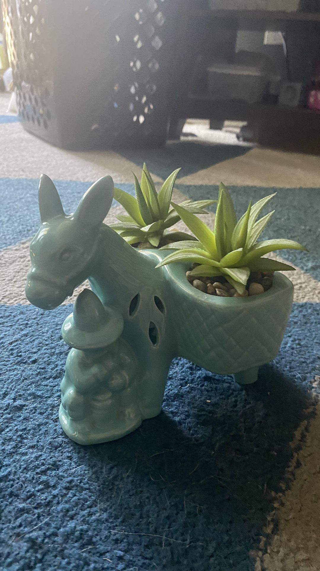 Donkey Fake Plant Planter