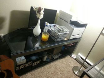 Glass t.v. stand