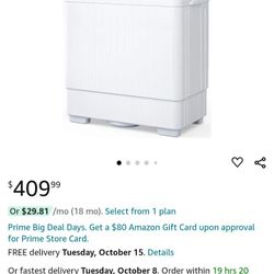 New Portable Washer