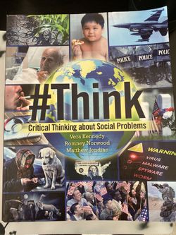 #Think critical thinking about social problems