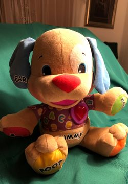 Fisher Price ABC Talking Tummy Musical Bear Learning Toy Education Interactive