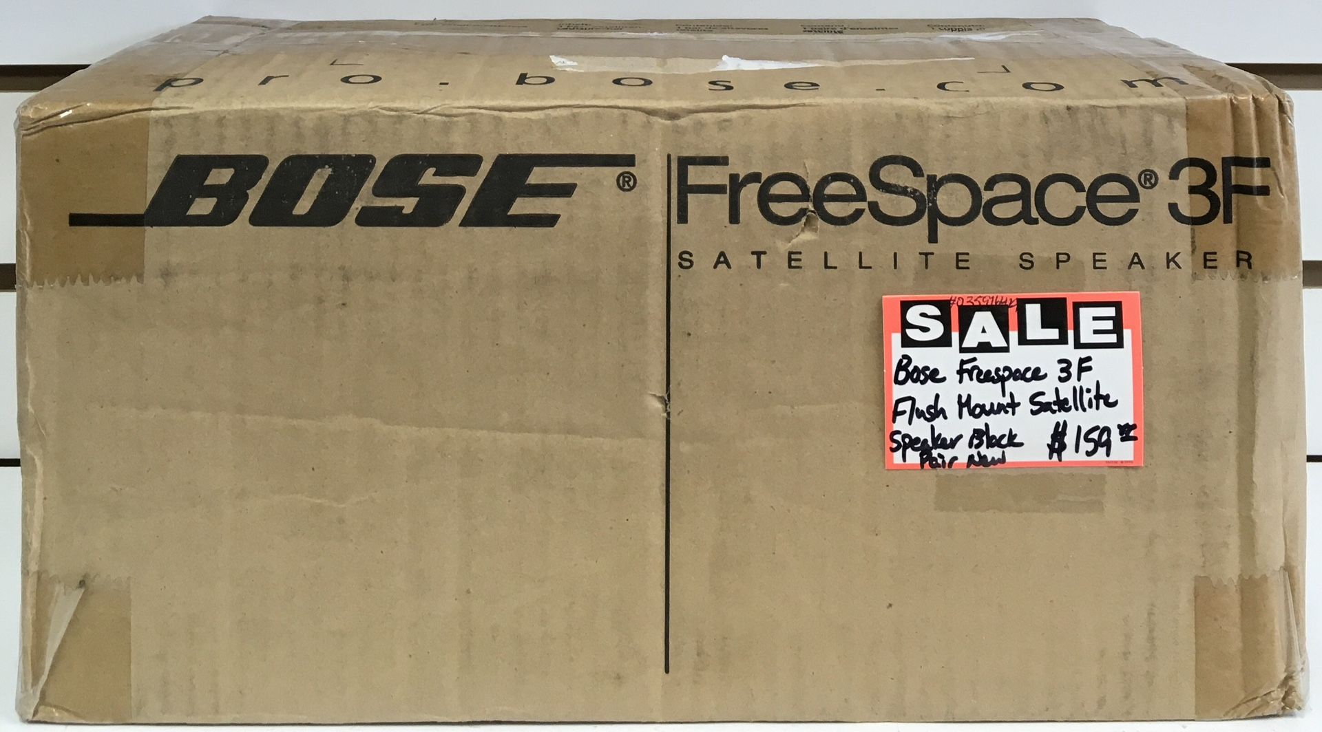 Bose Freespace 3F Flush Mount Satellite Speaker Pair Black New