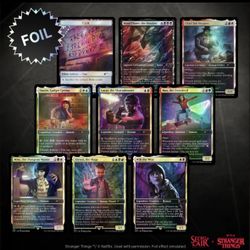 Magic The Gathering X Stranger Things FOIL Sealed 