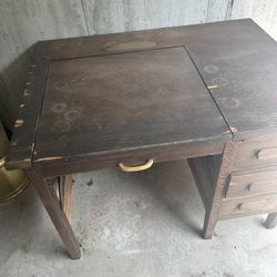 Vintage Wooden Desk 
