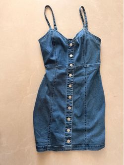 Forever 21 Denim Mini Dress Size Medium