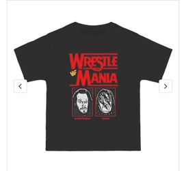 Wrestlemania retro shirt