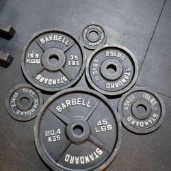 Barbell Standard Weight Plates Set