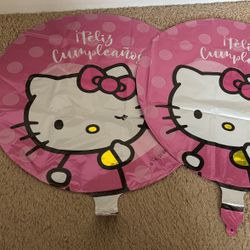 Hello Kitty, (Sanrio) Happy Birthday Balloons