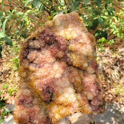 Large Thunder Bay Amethyst With Citrine Hematite Smokey And Prais Quartz