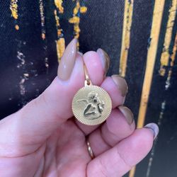 14k ÁNGEL CHARM 