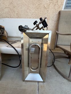 Gas burner for fire pit