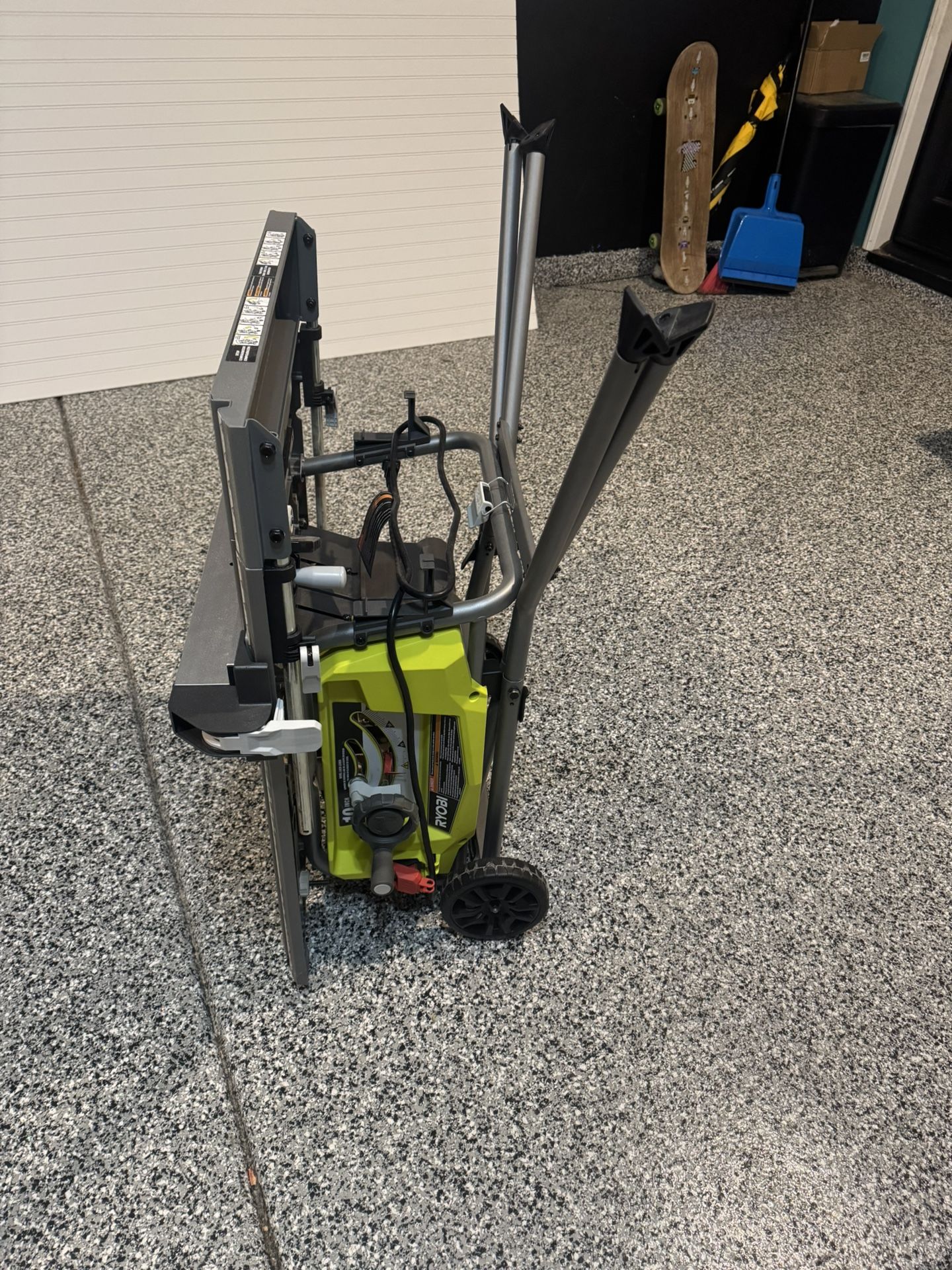 Ryobi Table Saw With Rolling Stand