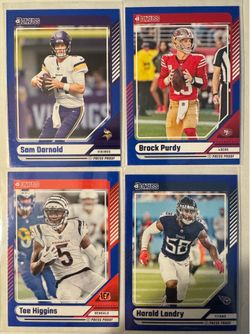 2024 Donruss - Blue Press Proof lot of 4