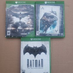 Batman - 3 Game's  - Xbox One 