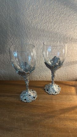 Arthur Court grape wine glasses