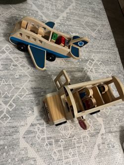 Melissa and Doug Airplane and School Bus