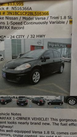 2011 Nissan Versa