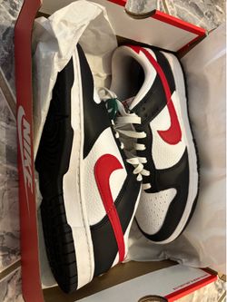 Nike Dunks Red Swoosh