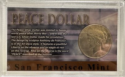 Peace Dollar San Francisco