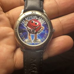 M&M's Official Candy of The New Millennium Watch Year 2000 1998 VTG