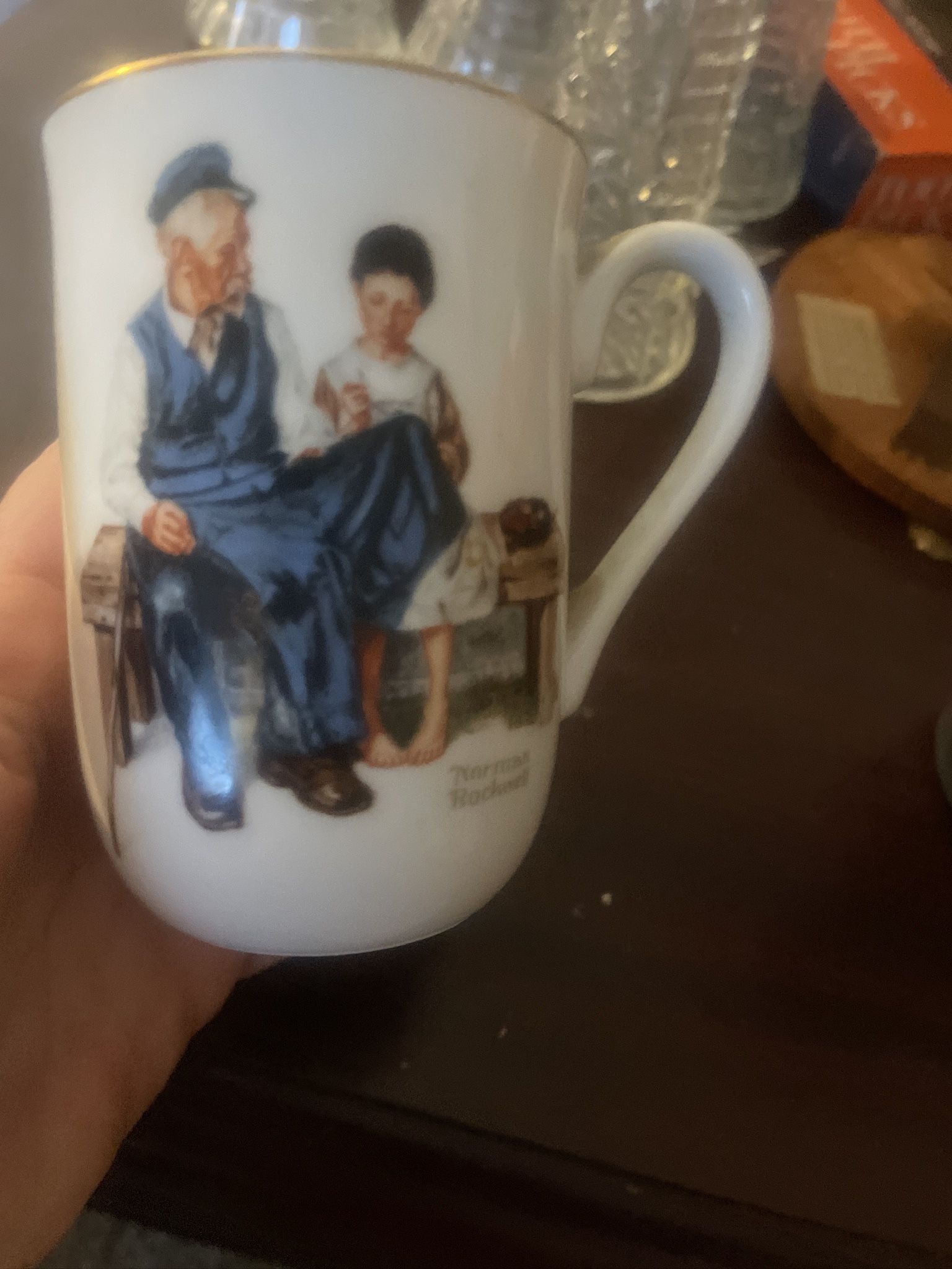 Norman Rockwell Mug The Lighthouse Keeper's Daughter