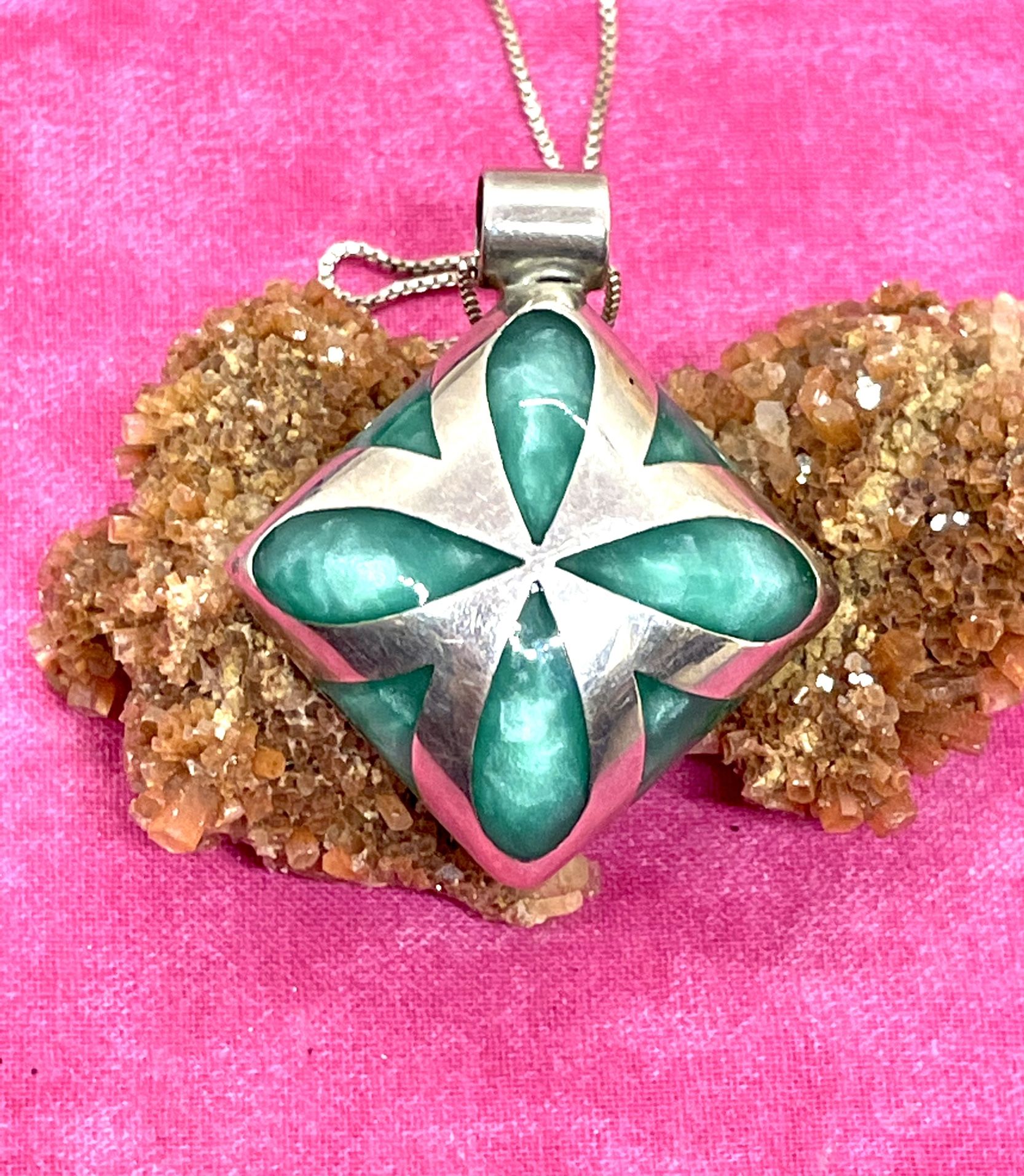 Sterling Mexican Necklace. 2761