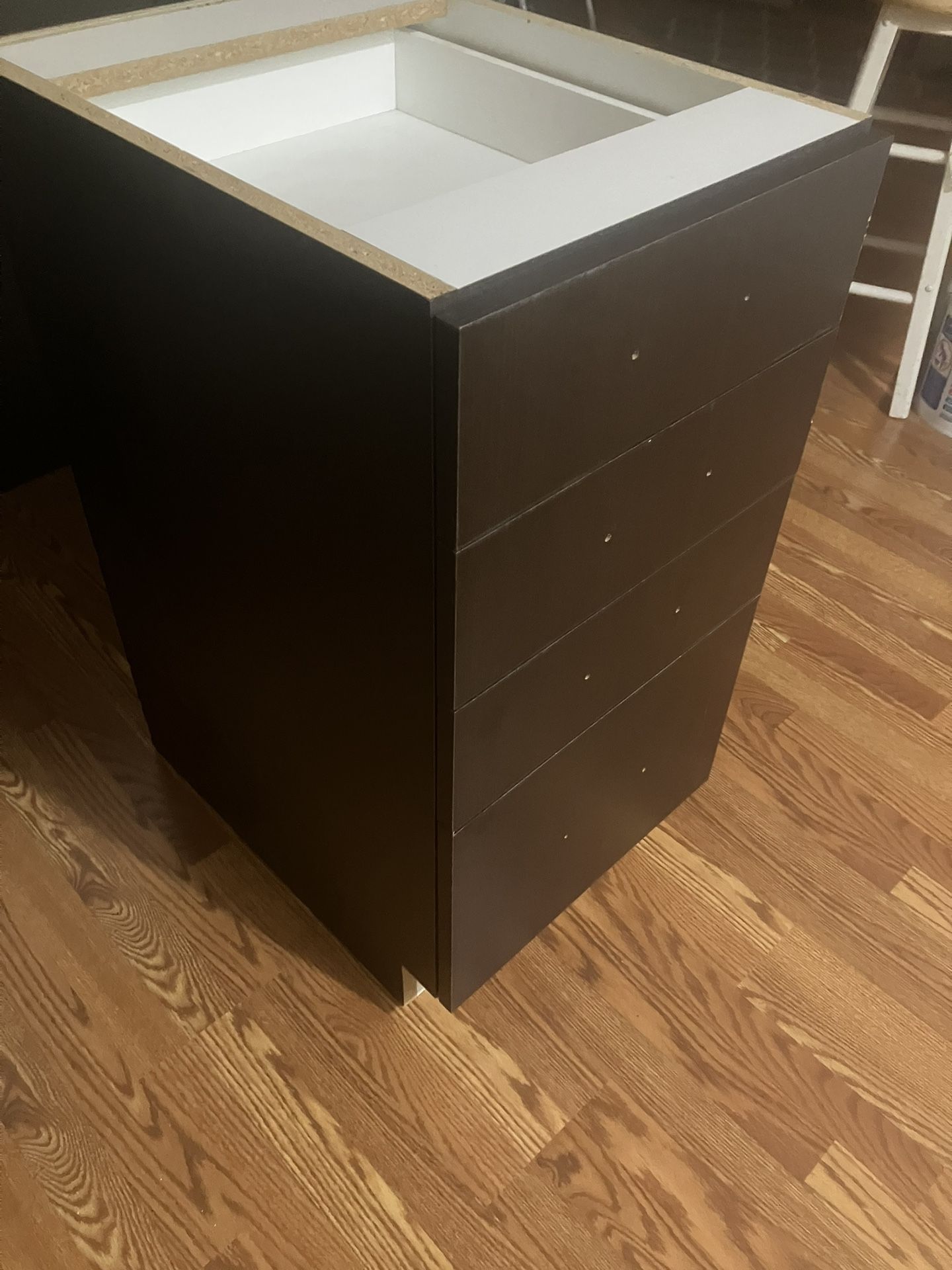 Espresso Kitchen 4 Drawer Cupboard