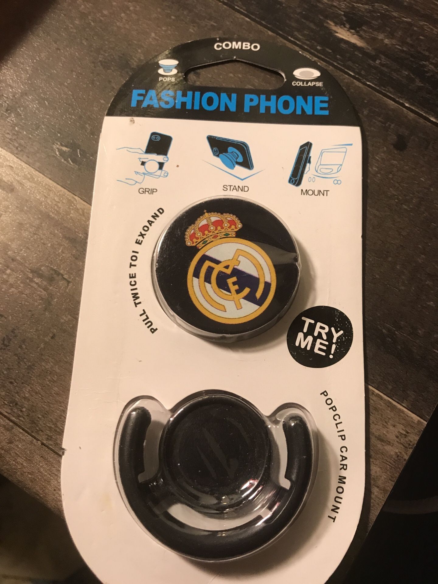 Real Madrid pop socket